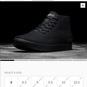 Men’s NoBull Project Black Canvas Mid Trainer